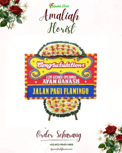 Bunga Papan Congratulation di Luwungbata